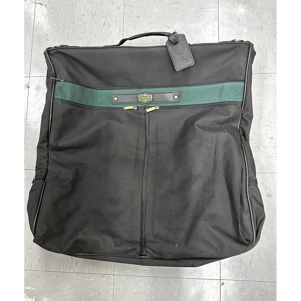 FORECAST Deluxe Garment Bag, Black Canvas (GOOD CONDITION)